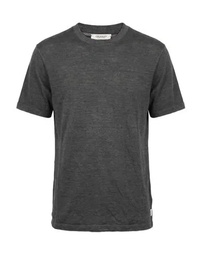 Crossley Man Sweater Charcoal Size M Virgin Wool In Grey