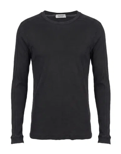 Crossley Man Sweater Charcoal Size S Cotton, Elastane In Grey