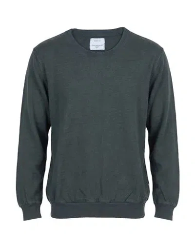 Crossley Man Sweater Charcoal Size S Cotton In Green