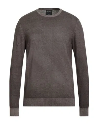 Crossley Man Sweater Grey Size L Cashmere In Brown