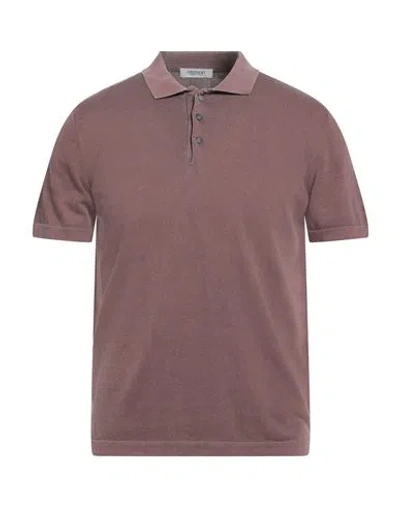 Crossley Man Sweater Light Brown Size Xl Cotton In Pink