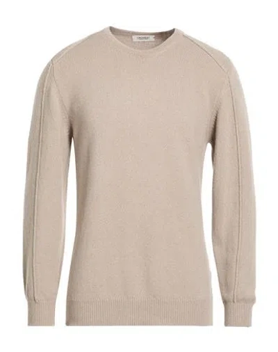 Crossley Man Sweater Light Grey Size Xl Cashmere, Wool In Brown