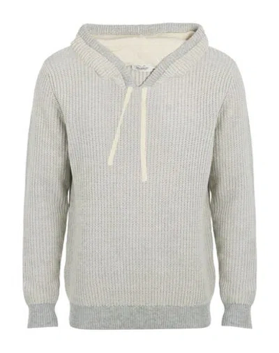 Crossley Man Sweater Light Grey Size Xl Cotton, Cashmere In Gray