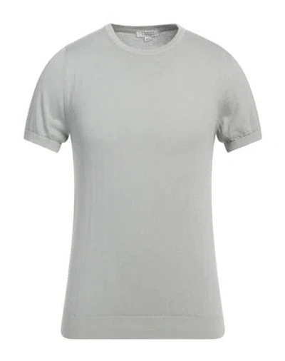 Crossley Man Sweater Light Grey Size Xxl Cotton, Cashmere
