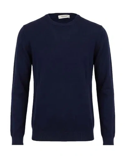 Crossley Man Sweater Midnight Blue Size S Virgin Wool