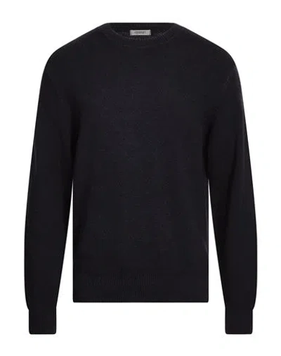 Crossley Man Sweater Midnight Blue Size Xxl Wool, Cashmere