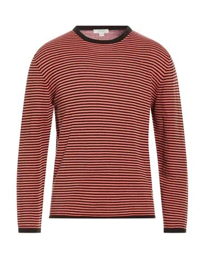Crossley Man Sweater Orange Size Xl Cotton, Wool, Cashmere In Pink