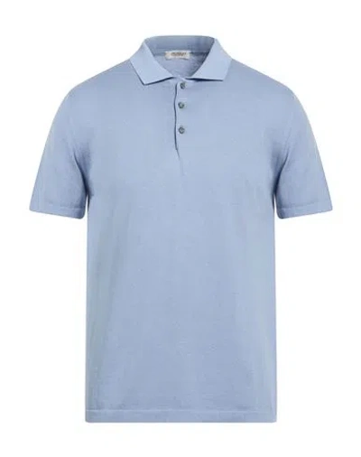 Crossley Man Sweater Pastel Blue Size L Cotton