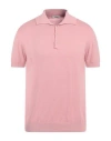 Crossley Man Sweater Pink Size Xxl Cotton