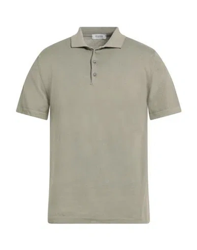 Crossley Man Sweater Sage Green Size M Cotton