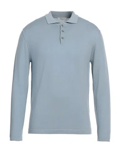 Crossley Man Sweater Sky Blue Size L Virgin Wool