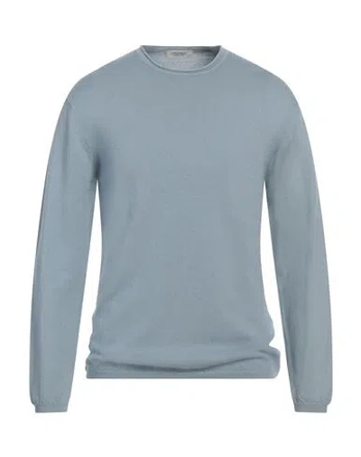 Crossley Man Sweater Sky Blue Size L Virgin Wool