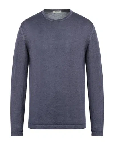 Crossley Man Sweater Slate Blue Size L Wool