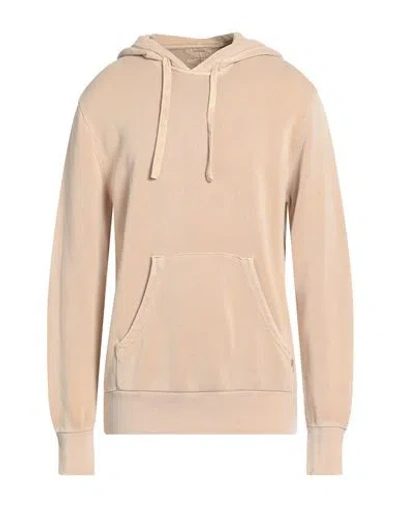 Crossley Man Sweatshirt Beige Size Xxl Lyocell, Cotton In Neutral