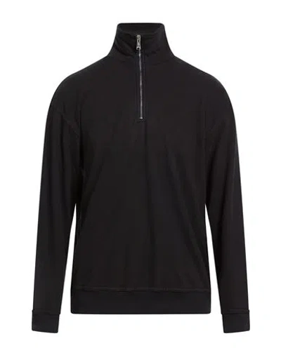 Crossley Man Sweatshirt Black Size Xl Cotton, Cashmere