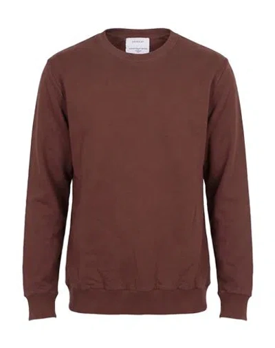 Crossley Man Sweatshirt Brown Size L Cotton