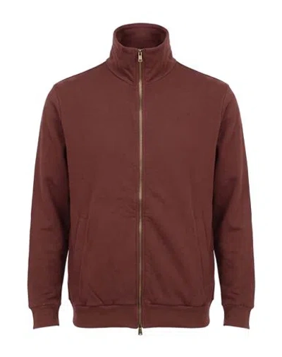 Crossley Man Sweatshirt Brown Size L Cotton