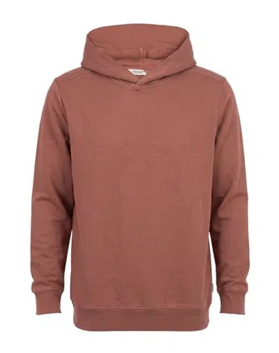 Crossley Man Sweatshirt Brown Size L Lycra, Cotton, Elastane