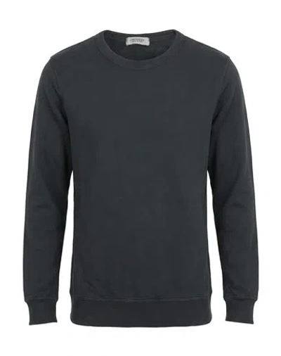 Crossley Man Sweatshirt Charcoal Size Xxl Cotton In Gray