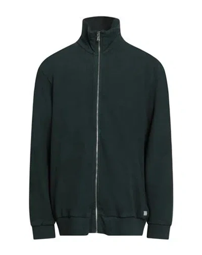 Crossley Man Sweatshirt Dark Green Size 3xl Cotton, Organic Cotton, Recycled Cotton