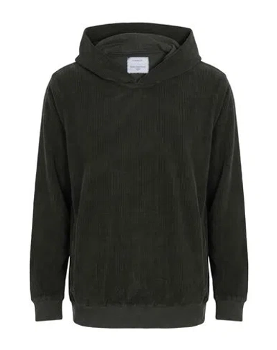 Crossley Man Sweatshirt Dark Green Size M Cotton In Blue