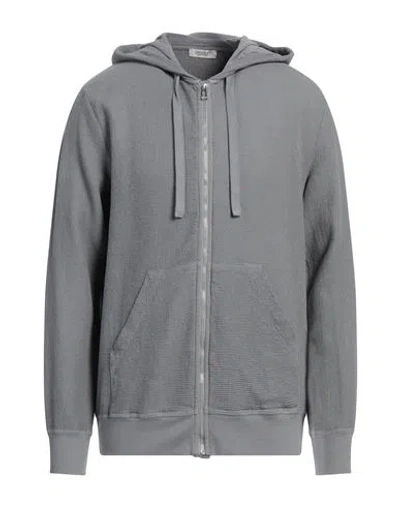 Crossley Man Sweatshirt Grey Size M Cotton In Grey