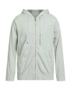 Crossley Man Sweatshirt Light Green Size Xxl Cotton In Gray