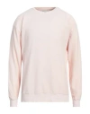 Crossley Man Sweatshirt Light Pink Size Xl Cotton In Pink