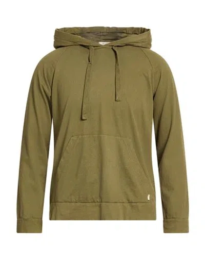 Crossley Man Sweatshirt Military Green Size Xl Cotton In Animal Print