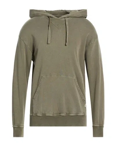 Crossley Man Sweatshirt Military Green Size Xl Cotton In Gray