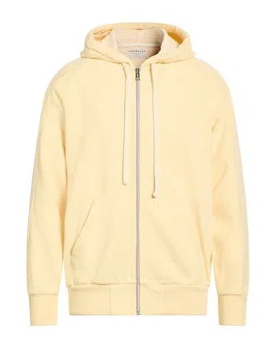 Crossley Man Sweatshirt Pastel Yellow Size Xl Cotton, Organic Cotton