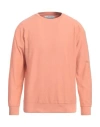 Crossley Man Sweatshirt Salmon Pink Size 3xl Cotton
