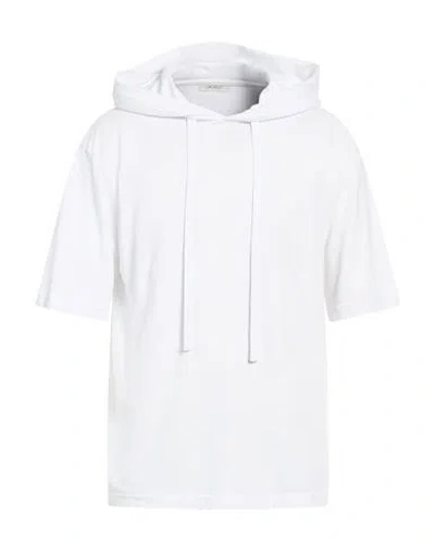 Crossley Man Sweatshirt White Size L Cotton, Lycra, Elastane