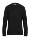 Crossley Man T-shirt Black Size L Cotton, Cashmere