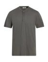Crossley Man T-shirt Charcoal Size L Cotton In Gray