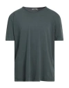 Crossley Man T-shirt Charcoal Size L Cotton In Green