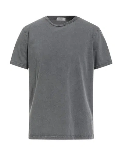 Crossley Man T-shirt Charcoal Size Xl Cotton In Gray
