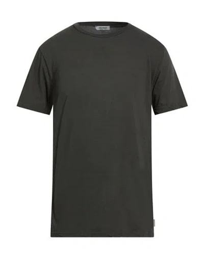 Crossley Man T-shirt Charcoal Size Xxl Cotton In Black