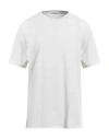 Crossley Man T-shirt Cream Size L Cotton In White