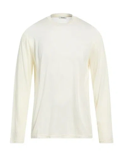Crossley Man T-shirt Cream Size Xxl Virgin Wool In White