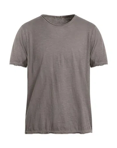 Crossley Man T-shirt Grey Size Xxl Cotton In Gray