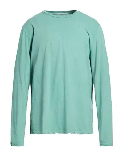 Crossley Man T-shirt Light Green Size S Cotton