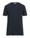 Crossley Man T-shirt Midnight Blue Size 3xl Cotton, Linen