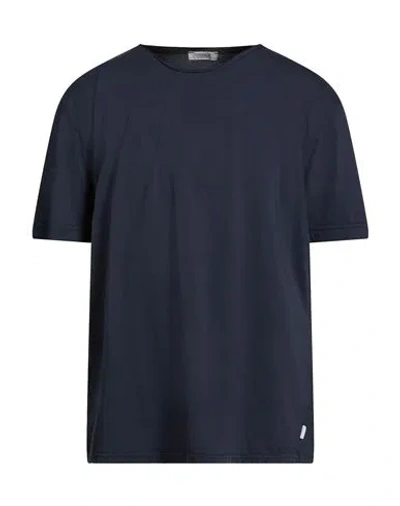 Crossley Man T-shirt Midnight Blue Size S Cotton