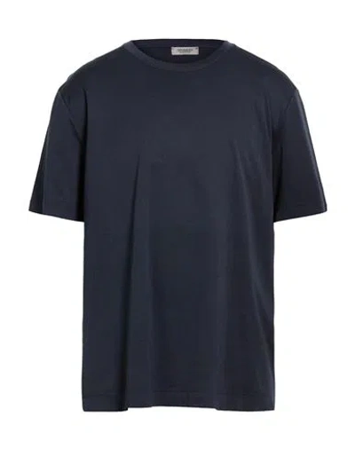Crossley Man T-shirt Midnight Blue Size Xxl Cotton