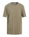 Crossley Man T-shirt Military Green Size L Cotton In Green
