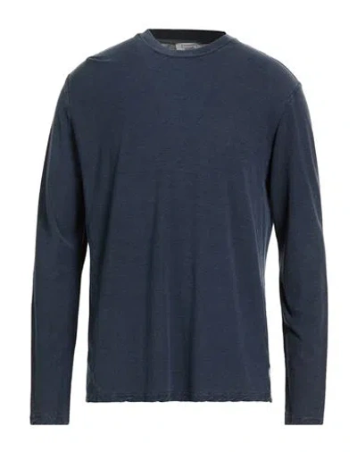 Crossley Man T-shirt Navy Size Xxl Cotton, Cashmere In Blue