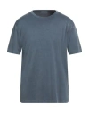 Crossley Man T-shirt Slate Blue Size 3xl Cotton