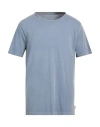 Crossley Man T-shirt Slate Blue Size L Cotton