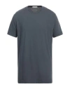 Crossley Man T-shirt Slate Blue Size Xxl Cotton, Cashmere